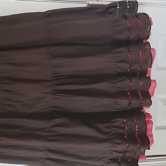 Brown and Pink Tiered Women's Skirt Old Navy - Picture 7 of 11